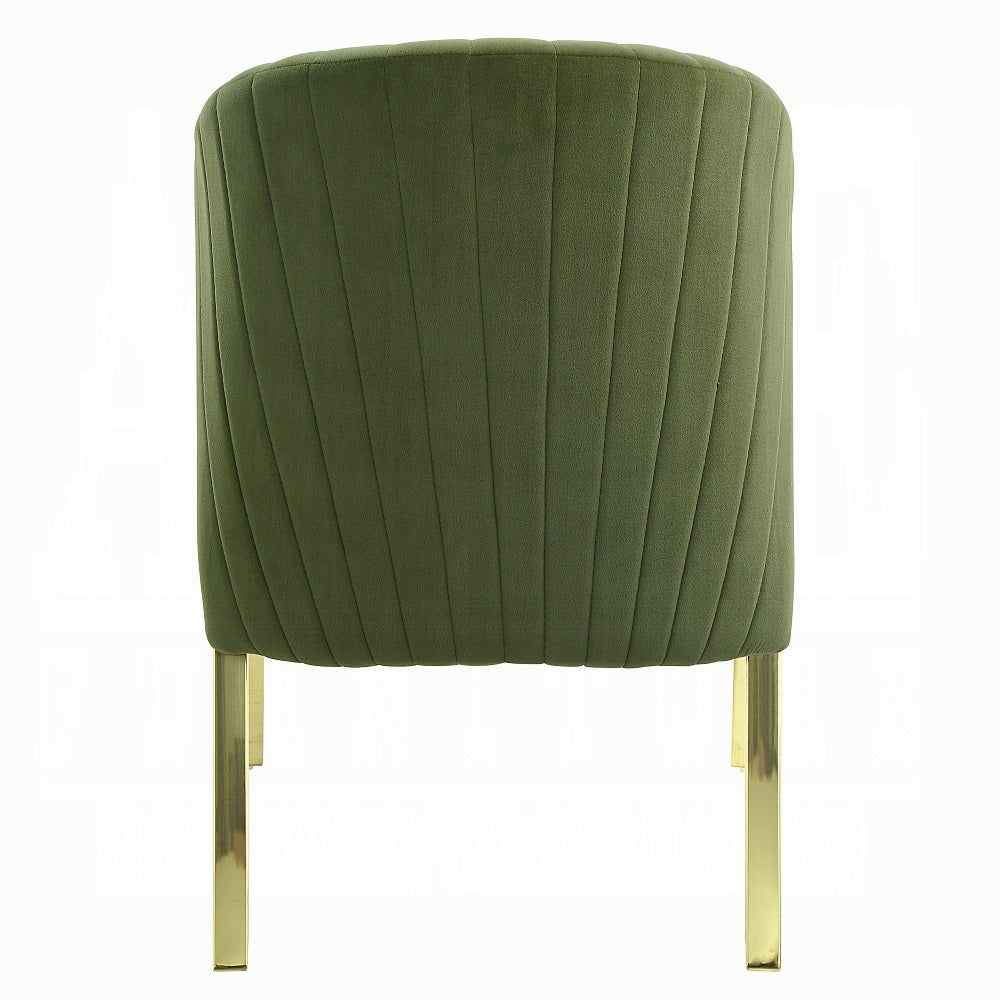Fallon Side Chair -Green Velvet (Set of 2)