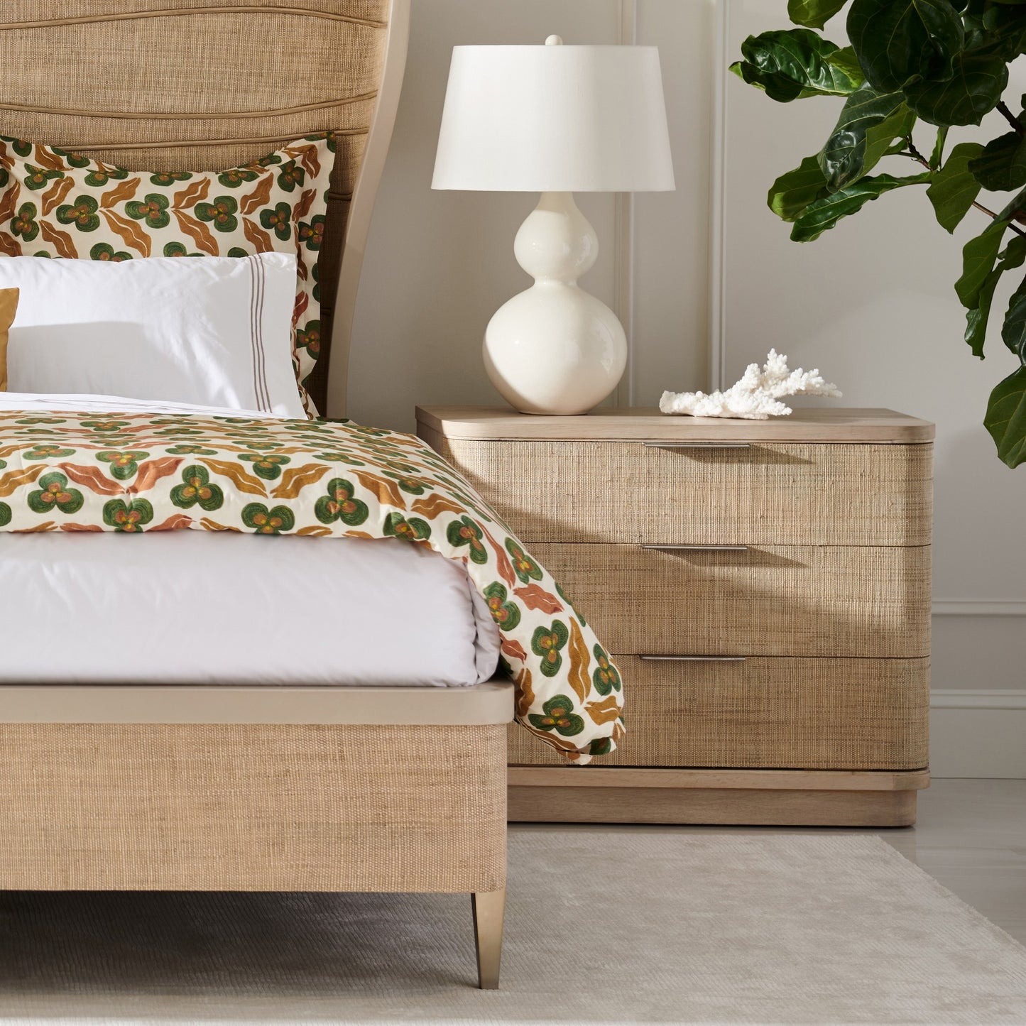 Water Seiche Woven Night Stand By Jonathan Charles